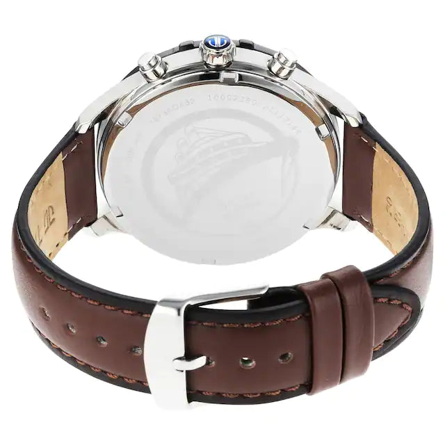 TITAN Maritime Watch with White Dial & Leather Strap NQ1873KL01