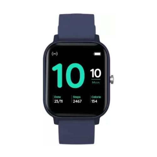 Pebble PRISM Men & Women Smart Watch PBF12 Blue Color and Fitness Tracker Smartwatch  (Blue Strap, 1.7 inch)