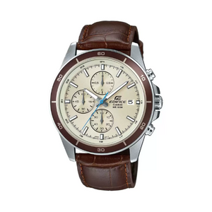 CASIO EDIFICE EFR-526L-7BVUDF - EX303 Brown Chronograph - Men's Watch - KRISHNA WATCH COMPANY