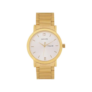 Utsav White Dial Stainless Steel Strap Watch NR77108YM02 - KRISHNA WATCH COMPANY