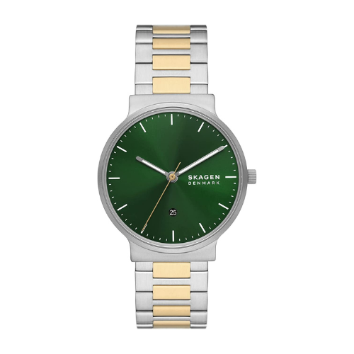 Skagen Men's Ancher Quartz Watch, Two-Tone SKW6859