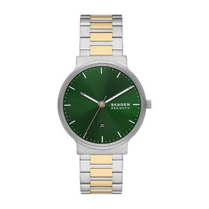 Skagen Men's Ancher Quartz Watch, Two-Tone SKW6859 - KRISHNA WATCH COMPANY