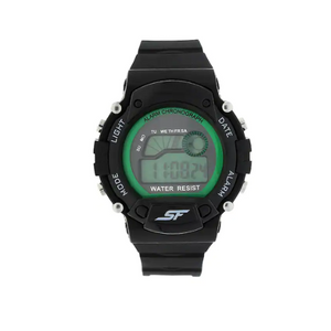 Grey Dial Black Plastic Strap Watch 7982PP05 - KRISHNA WATCH COMPANY
