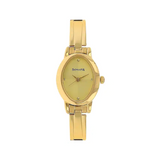 Sonata Champagne Dial Golden Stainless Steel Strap Watch NR8100YM02