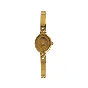 Sonata Champagne Dial Golden Metal Strap Watch NR8093YM01 - KRISHNA WATCH COMPANY