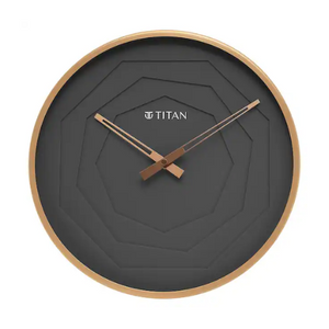 Titan Rose Gold Metallic Clock W0078MA01 - KRISHNA WATCH COMPANY