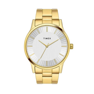 Timex 3 Hands Analog Silver Dial Men Watch - TW0TG8306 - KRISHNA WATCH COMPANY