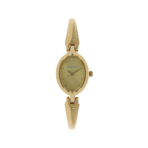 Sonata Champagne Dial Golden Metal Strap Watch - 8048YM02 - KRISHNA WATCH COMPANY