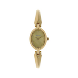 Sonata Champagne Dial Golden Metal Strap Watch - 8048YM02