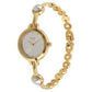 Titan Raga White Dial Golden Metal Strap Watch NP2576YM01 (DG584)