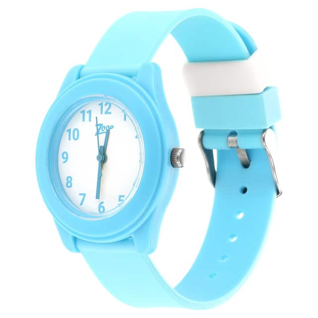 Zoop Basic White Dial Plastic Strap for Kids - 26019PP14W