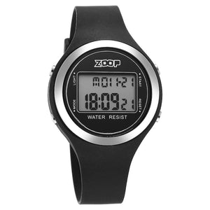 Kids Digital Dial Silicone Strap Watch for Unisex 26024PP01W - KRISHNA WATCH COMPANY