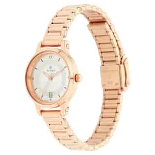 Titan Silver Dial Stainless Steel Watch NP2602WM01