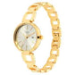 Titan Raga Viva Golden Dial Metal Strap Watch 2642YM01