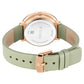 Titan Neo Green Dial Leather Strap Watch for Women 2648WL06