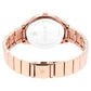 Titan Workwear Silver Dial Rose Gold Stainless Steel Strap Watch NP2649WM01 (DK788)
