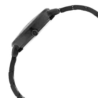 Titan Workwear Watch with Black Dial Metal Strap NQ2652NM01 (DK724)