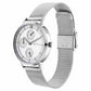 Workwear Watch with Silver Dial Metal Strap 2652SM01 (DK719)
