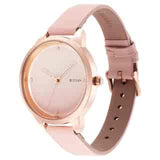 Titan Pastel Dreams Pink Dial Pink Leather Strap Watch 2664WL02