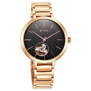 TITAN Aventurine Automatic Blue Dial Automatic Watch for Women 2675WM01 - KRISHNA WATCH COMPANY