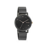 Sonata Onyx Black Dial Stainless Steel Watch NR8164KM01