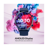 Titan Smart Pro- Smart Watch with Green Strap, Body Temperature Monitor, Amoled Display and Built-In GPS 90149AP05