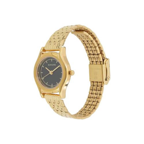 Essentials Champagne Dial Stainless Steel Strap NN87020YM02 KRISHNA WATCH COMPANY