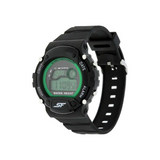 Grey Dial Black Plastic Strap Watch 7982PP05