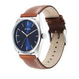Titan Workwear Blue Dial Leather Strap Watch 1866SL01 - KRISHNA WATCH COMPANY
