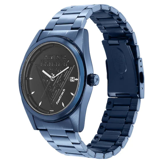 FASTRACK X THOR BLACK DIAL METAL STRAP WATCH - 3285QM02 - KRISHNA WATCH COMPANY