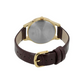 Sonata Stardust Silver Dial Leather Strap 8123YL04 (SDH270)
