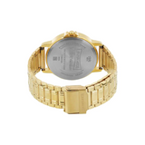 Sonata Essentials White Dial Stainless Steel Strap - 77083YM01