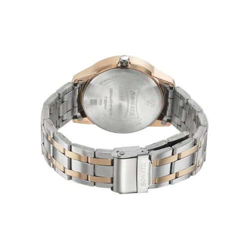 Wedding Edition - Blue Dial Bimetal Strap Watch 7133KM02