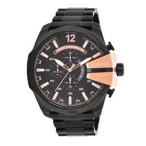 DIESEL MEGA CHIEF MEN BLACK ANALOG WATCH - DZ4309 - KRISHNA WATCH COMPANY