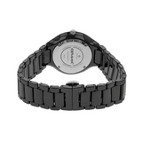 Titan Black Dial Black Ceramic Strap Watch  90014KC01