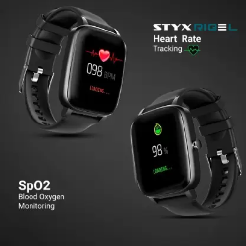 STYX RIGEL MIDNIGHT SMARTWATCH BLACK - KRISHNA WATCH COMPANY