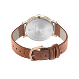 Play With Blue Dial Leather Strap Watch 8164WL01