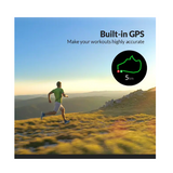 Titan Smart Pro- Smart Watch with Green Strap, Body Temperature Monitor, Amoled Display and Built-In GPS 90149AP05