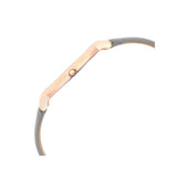 TITAN Ladies Edge Black Dial Black Leather Strap Watch 2654WL01