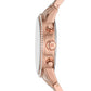 Michael Kors Ritz Analog Rose Gold Dial Watch-MK7223