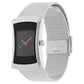 BLACK DIAL SILVER METAL STRAP WATCH NP6093SM01