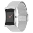 BLACK DIAL SILVER METAL STRAP WATCH NP6093SM01
