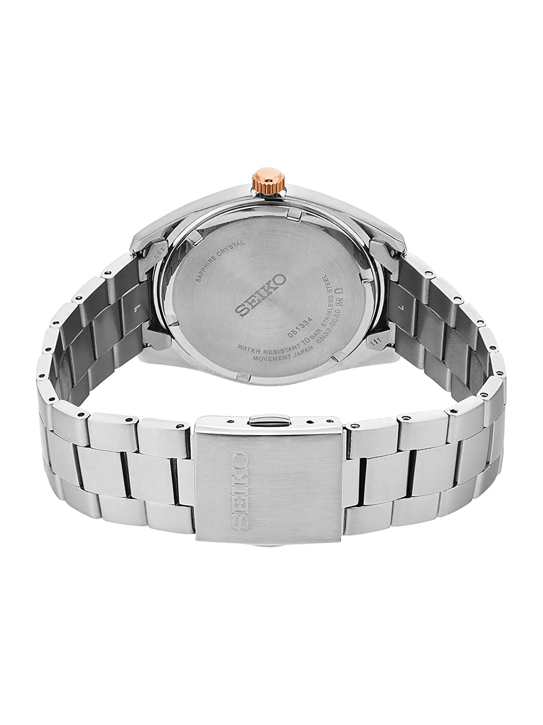 Seiko Analog Brown Dial Men's Watch-SUR344P1