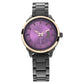 ALL NIGHTERS PURPLE DIAL STAINLESS STEEL STRAP WATCH 6187KM03 (DJ365)