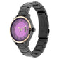 ALL NIGHTERS PURPLE DIAL STAINLESS STEEL STRAP WATCH 6187KM03 (DJ365)