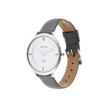 Titan Ladies Edge Black Dial Black Leather Strap Watch 2655SL01