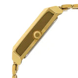 Champagne Dial Golden Stainless Steel Strap Watch NR7007YM02