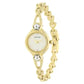 Sonata Champagne Dial Golden Metal Strap Watch NR8065YM01