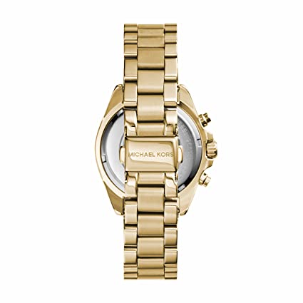 Michael Kors Mini Bradshaw Analog Gold Dial Watch - MK5798