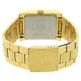 Titan Champagne Dial Golden Stainless Steel Strap Watch - 90024YM07